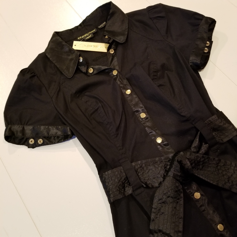 GUESS JEANS Button-up Shirt Dress